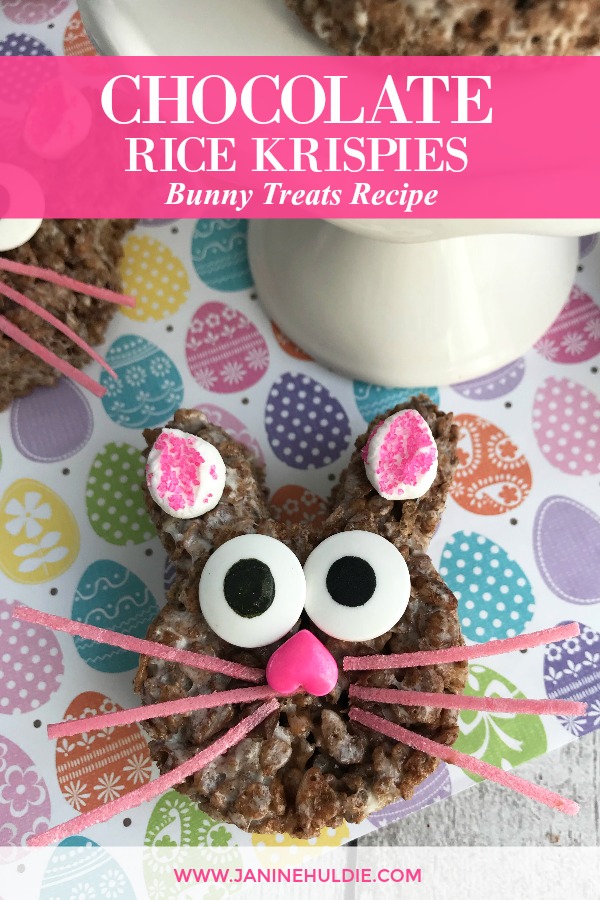 Chocolate Rice Krispies Bunny Treats Recipe Featured Image