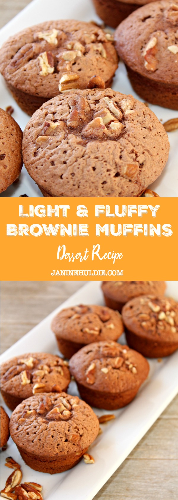 Light and Fluffy Brownie Muffins