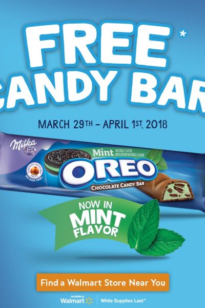 Oreo Free Candy Bar Promo