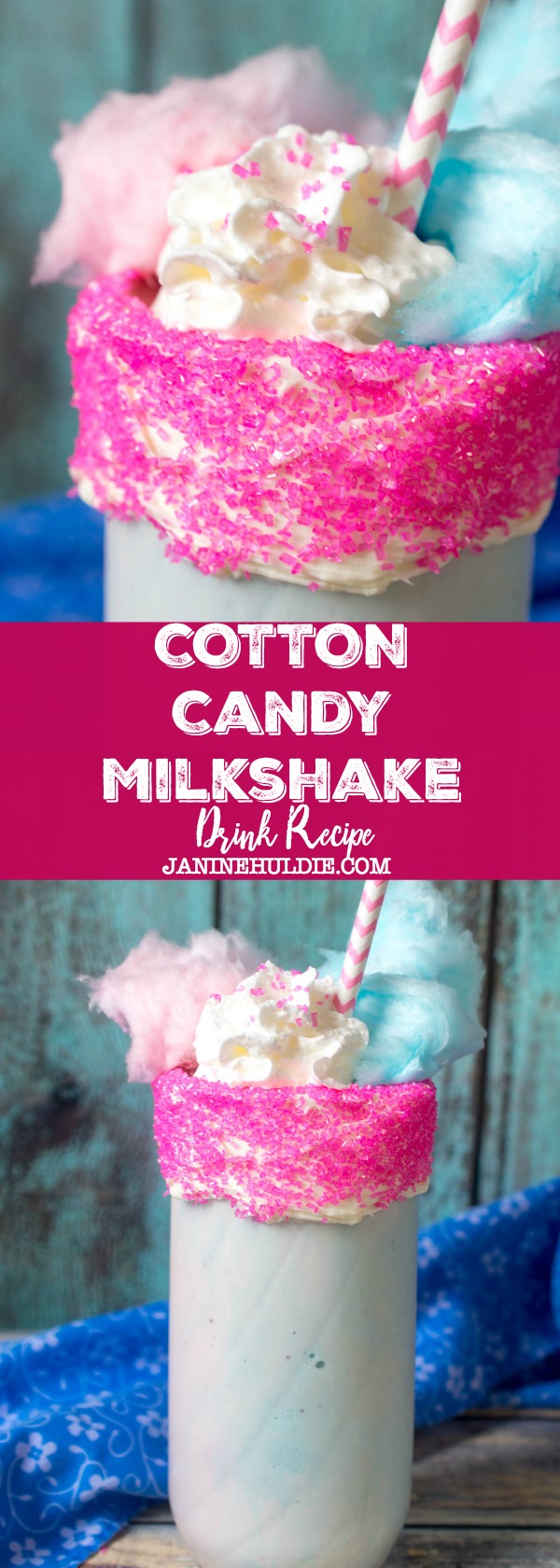 Cotton Candy Milkshake Recipe