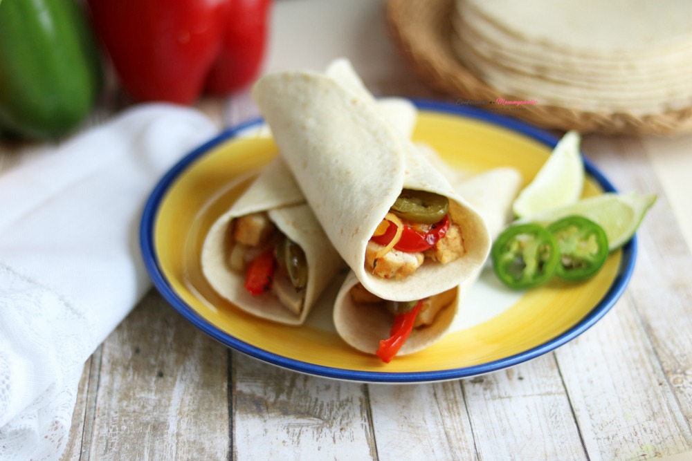 Instant Pot Tequila and Lime Chicken Fajitas Recipe Horizontal 1