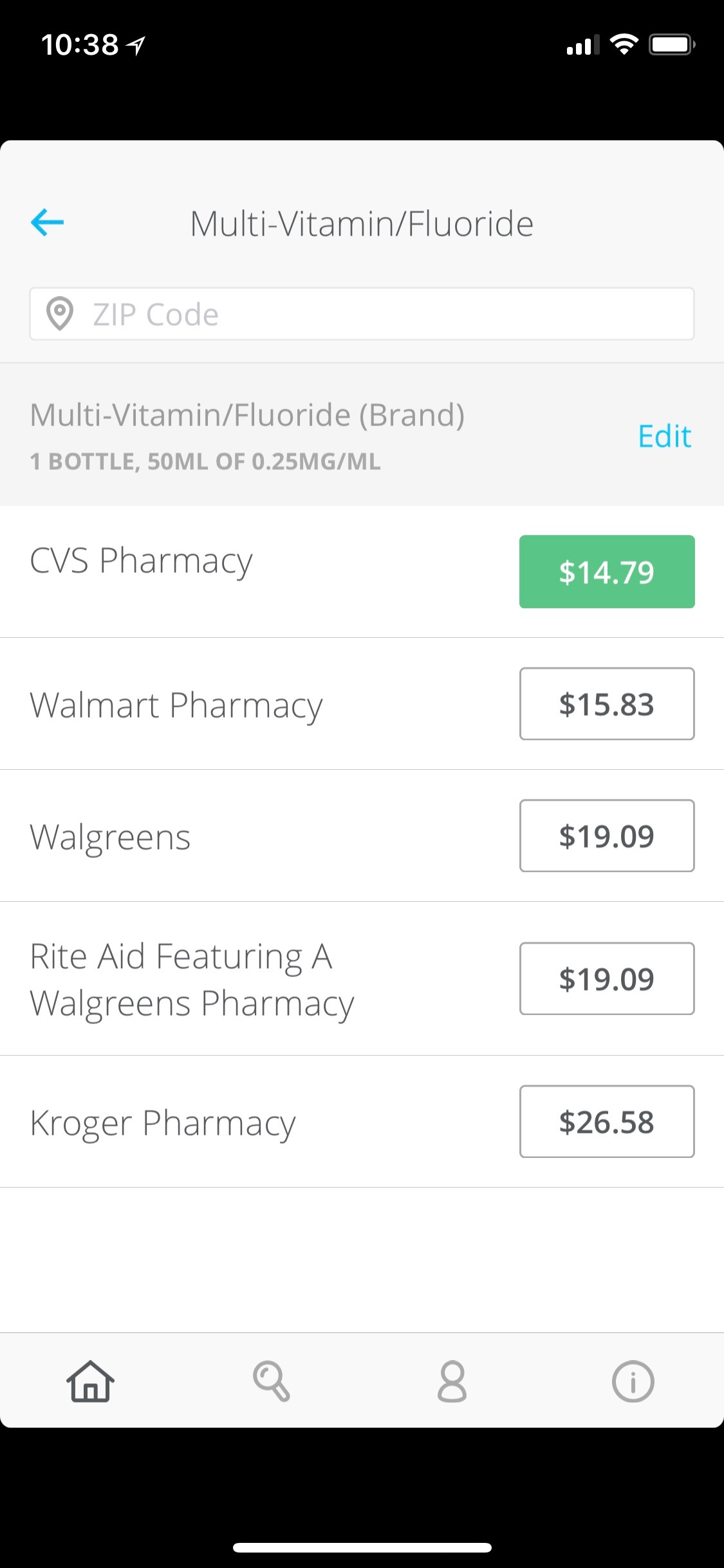 Multi Vitamin Price Comparison on SingleCare