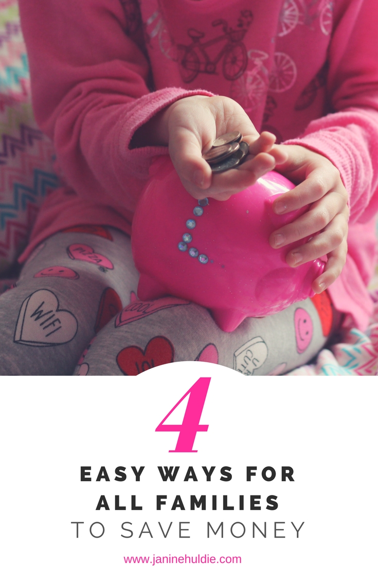 4 Easy Ways for All Families to Save Money