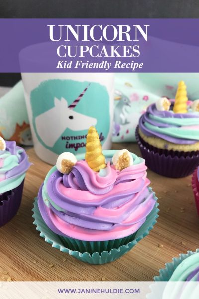 Unicorn Cupcakes Recipe Featured Image