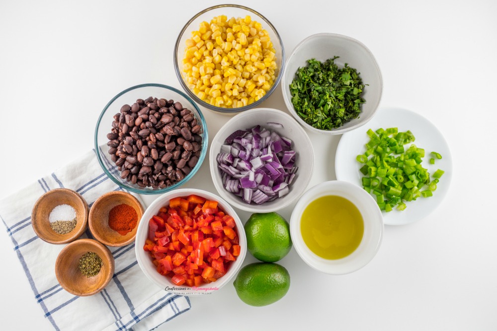 Black-Bean-and-Corn-Salsa-Recipe Ingredients