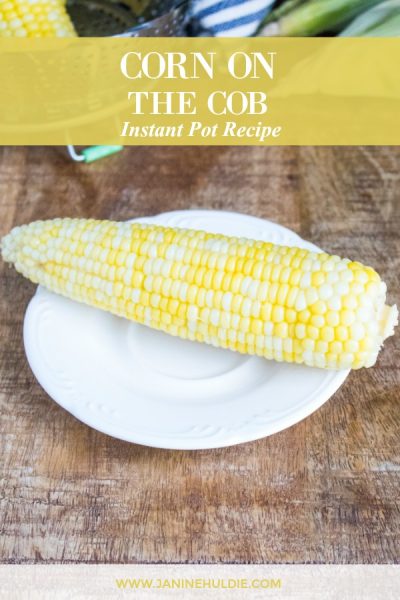 Corn on the Cob Instant Pot Recipe Featured Image