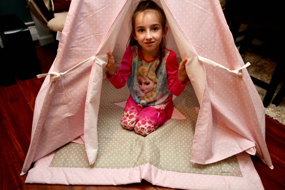 Teepee Joy with Lily