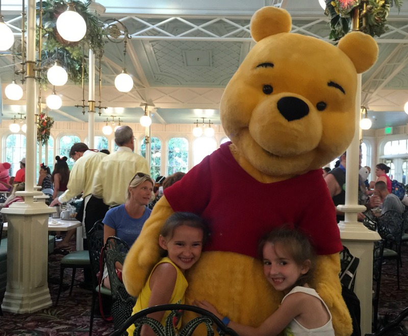Winnie the Pooh at Disney World Crystal Palace