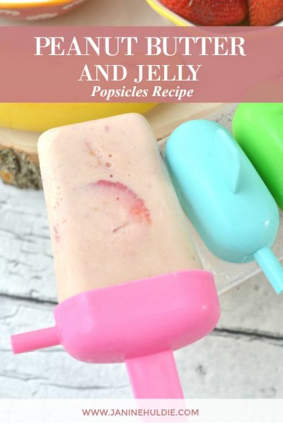 Peanut Butter and Jelly Popsicles Recipe Featured Image