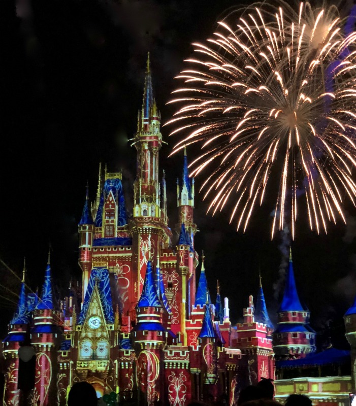 Magic Kingdom Cinderella Castle Fireworks