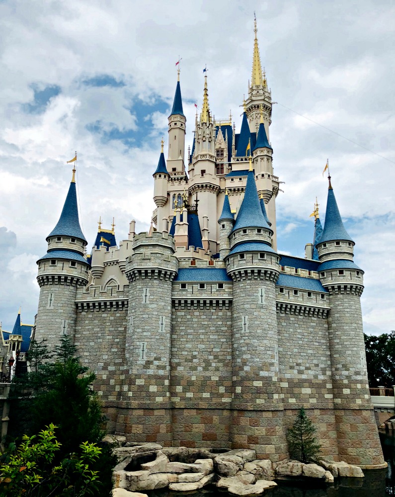 Walt Disney World Magic Kingdom Cinderella Castle Side Shot