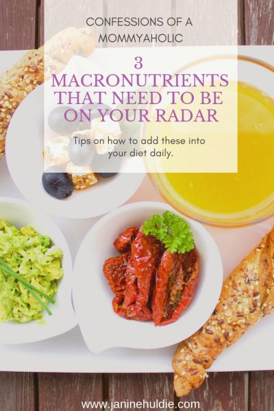 3 MACRONUTRIENTS THAT NEED TO BE ON YOUR RADAR