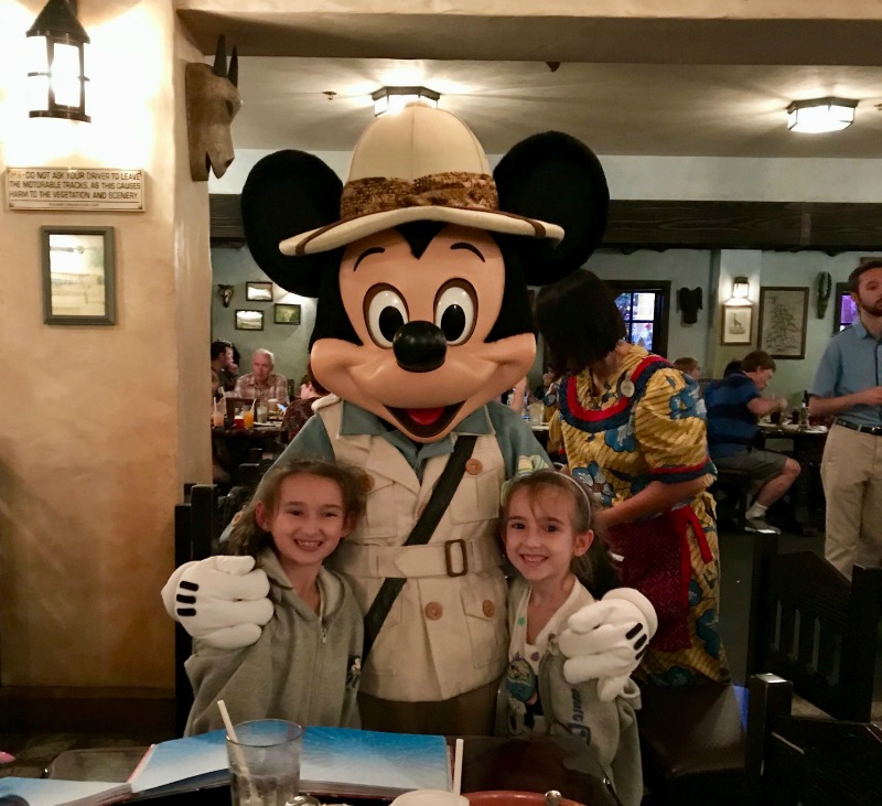 Animal Kingdom Tusker House with Mickey Mouse