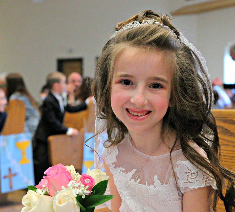 Lily Communion in Church
