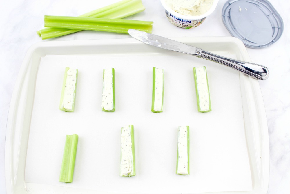Mummy Celery Sticks In Process 1