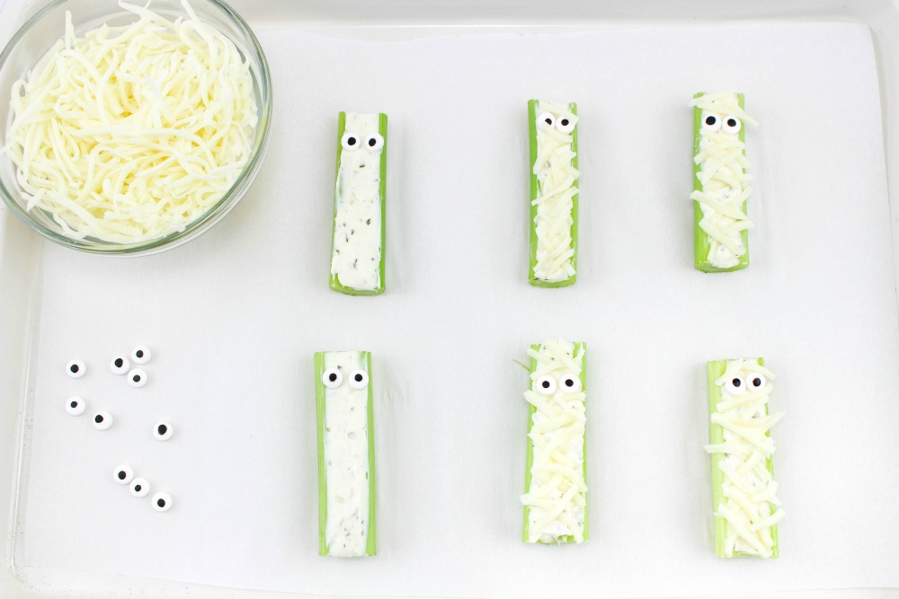 Mummy Celery Sticks In Process 2