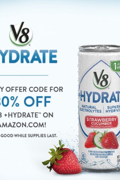 V8 Hydrate Amazon Promo