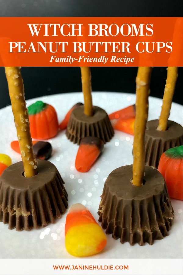 Witch Brooms Peanut Butter Cups Recipe Featured Image