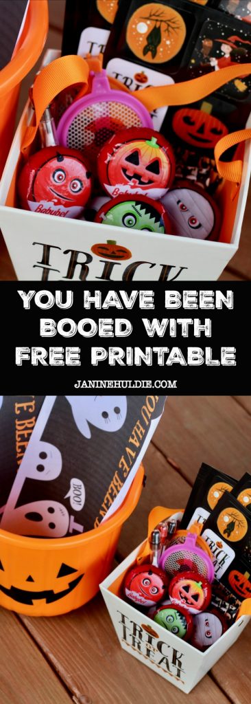 You Have Been Booed with Halloween Babybel and Free Printable