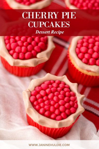 Cherry Pie Cupcakes Recipe Featured Image