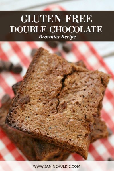 Gluten Free Double Chocolate Brownies Recipe Featured Image