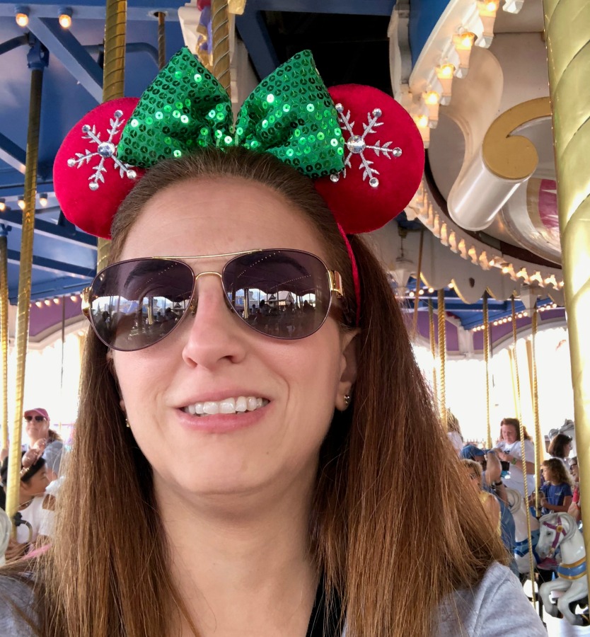 Janine on Walt Disney World Magic Kingdom Carousel