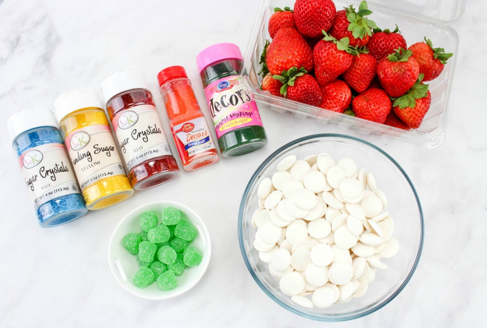 The Most Festive Strawberry Christmas Lightbulbs Recipe Ingredients