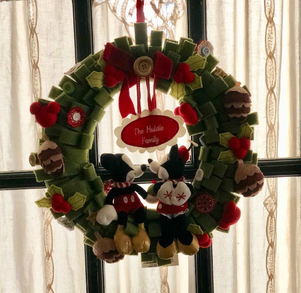 Mickey and Mouse Christmas Wreath