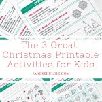 The 3 Great FREE Christmas Printable Activities for Kids