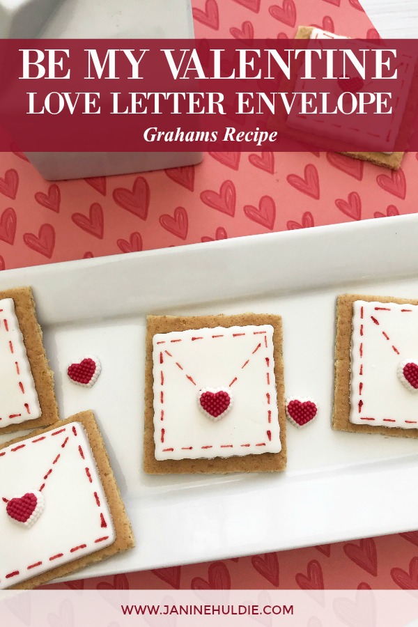 Be My Valentine Love Letter Envelope Grahams Recipe Featured Image