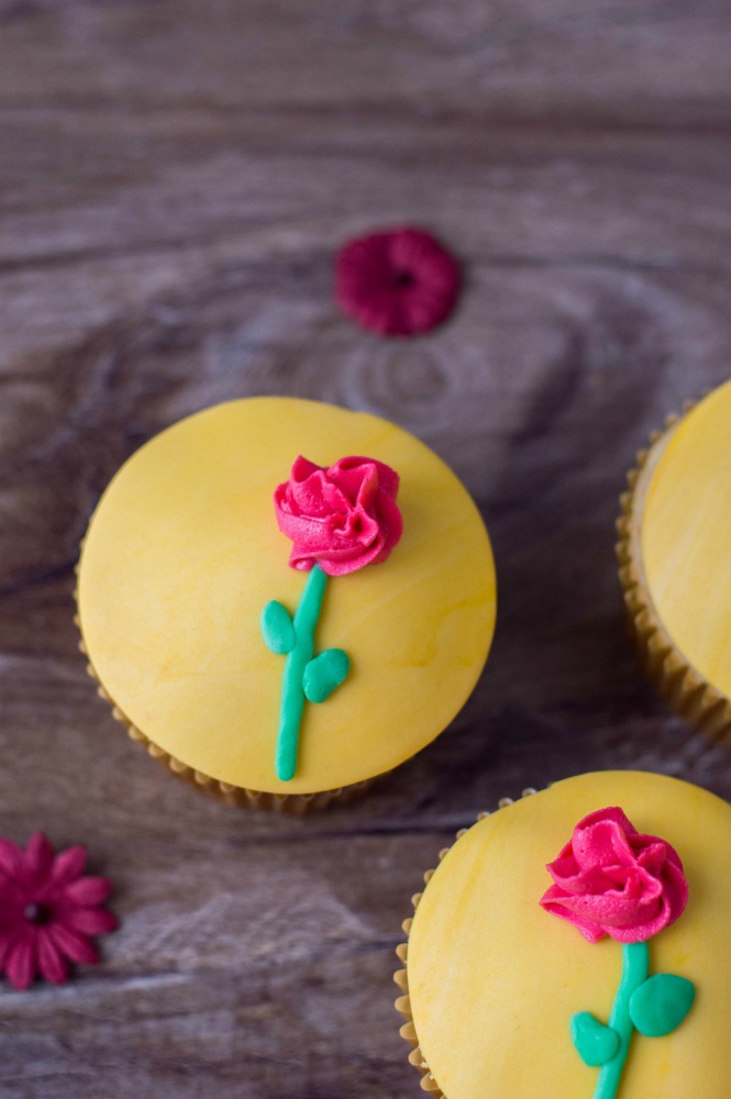 Beauty and the Beast Cupcakes Vertical 3