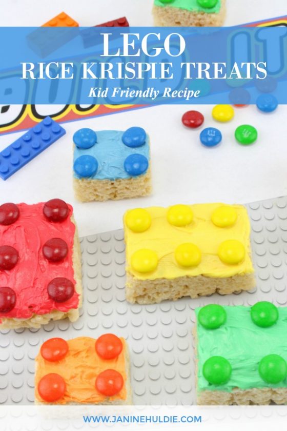 Lego Rice Krispie Treats for All the Lego Loving Builders