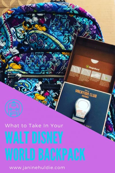 What to Take In Your Walt Disney World Backpack