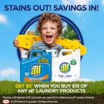 all® Laundry Products Walmart Gift Card Offer