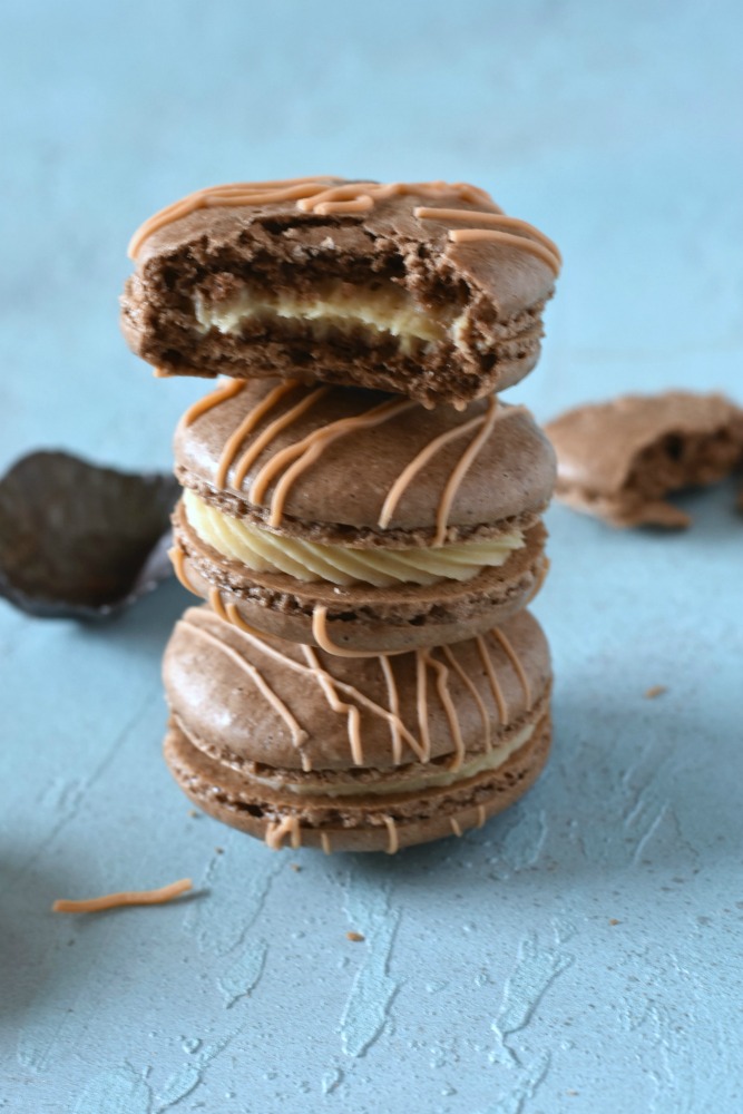Reeses Peanut Butter Cup Macarons Recipe 4