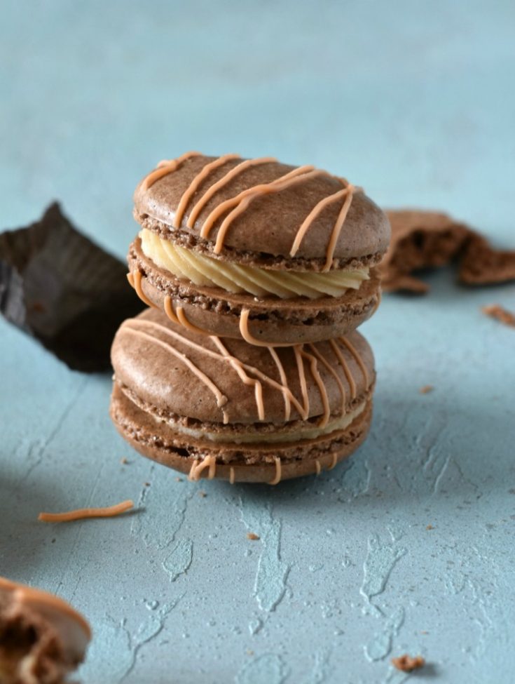 Reeses Peanut Butter Cup Macarons Recipe 5