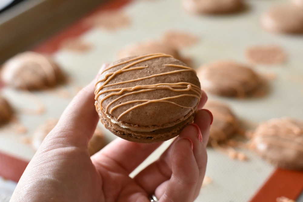 Reeses Peanut Butter Cup Macarons Recipe Step 10
