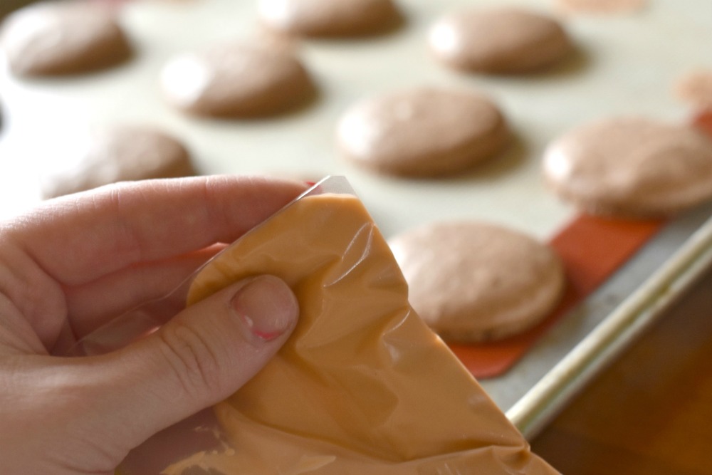Reeses Peanut Butter Cup Macarons Recipe Step 8