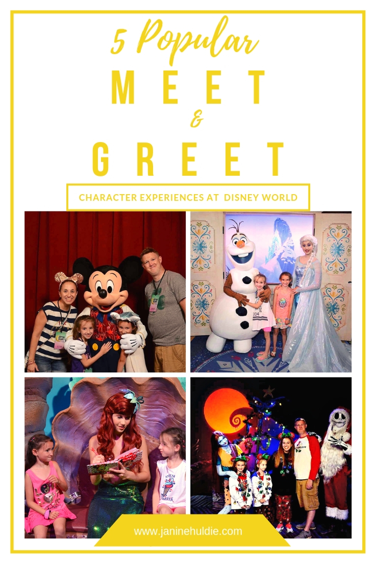 5 Most Popular Character Meet and Greet at Disney World
