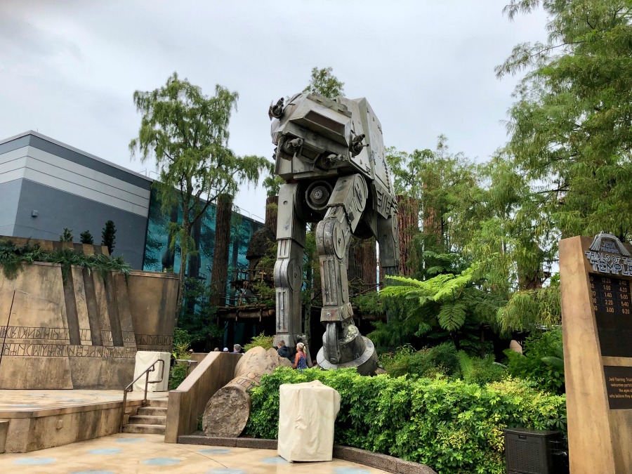 Outside of Star Tours in Hollywood Studios