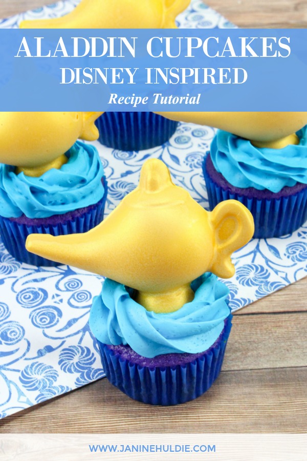 Disney Inspired Aladdin Cupcakes Recipe Featured Image