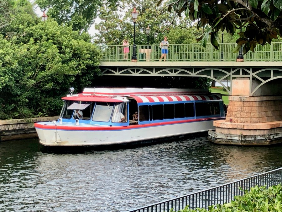 Friendship Boat at Epcot Out of The World Showcase