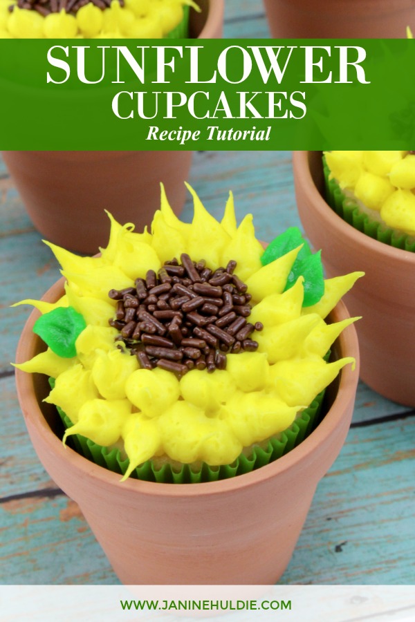 Sunflower Cupcakes Recipe Featured Image