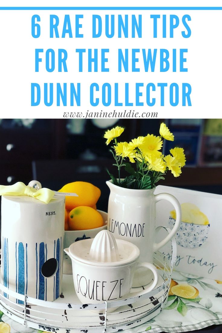 6 RAE DUNN TIPS for the Newbie Dunn Collector