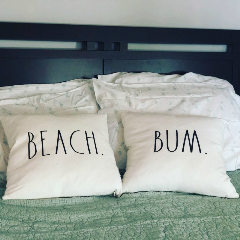 Rae Dunn Beach Bum Pillows