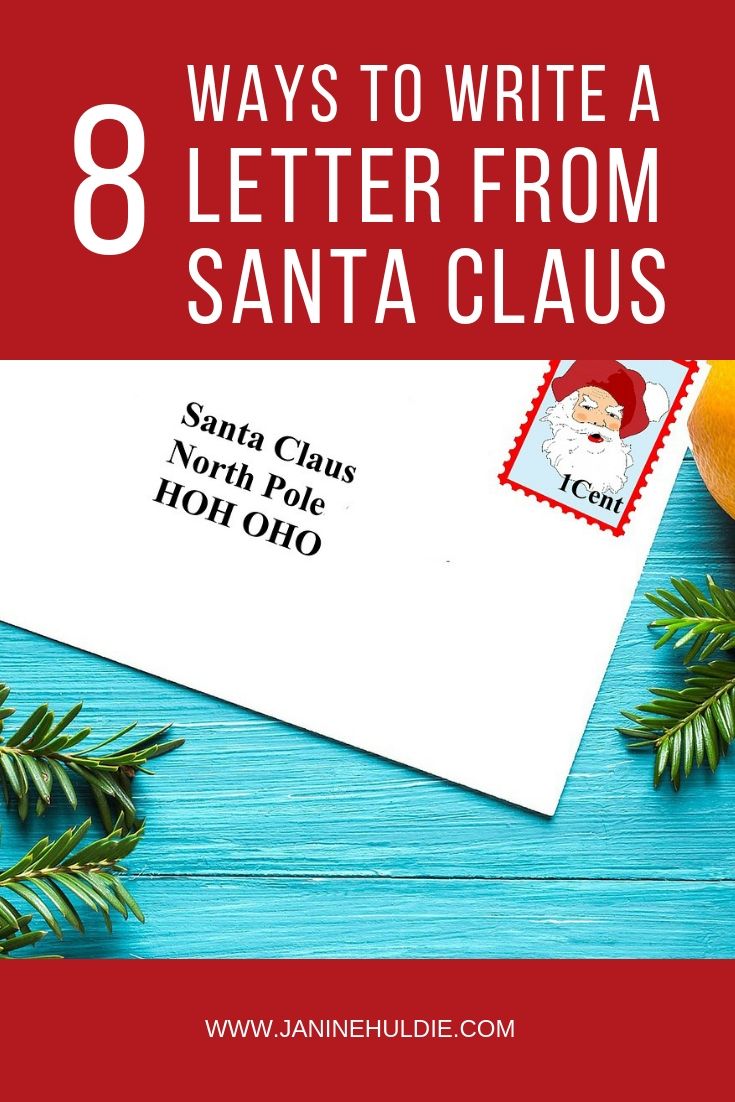 8 Ways to Write a Letter from Santa Claus