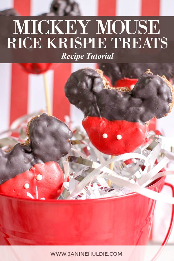 Mickey Mouse Rice Krispie Treats Recipe Featured Image