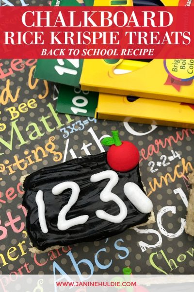 Chalkboard Rice Krispie Treats Recipe 2Featured Image