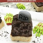 Graveyard Rice Krispie Treats Spooky Halloween Recipe Tutorial