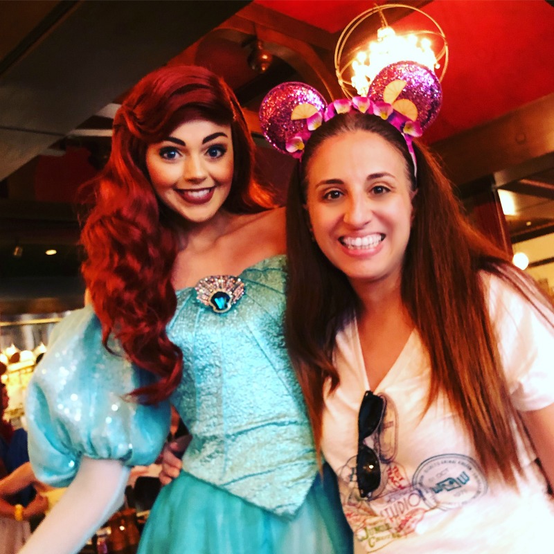 Little Mermaid at Bon Voyage Breakfast at Disneys Boardwalk